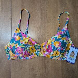 Floral Multicolor Bra